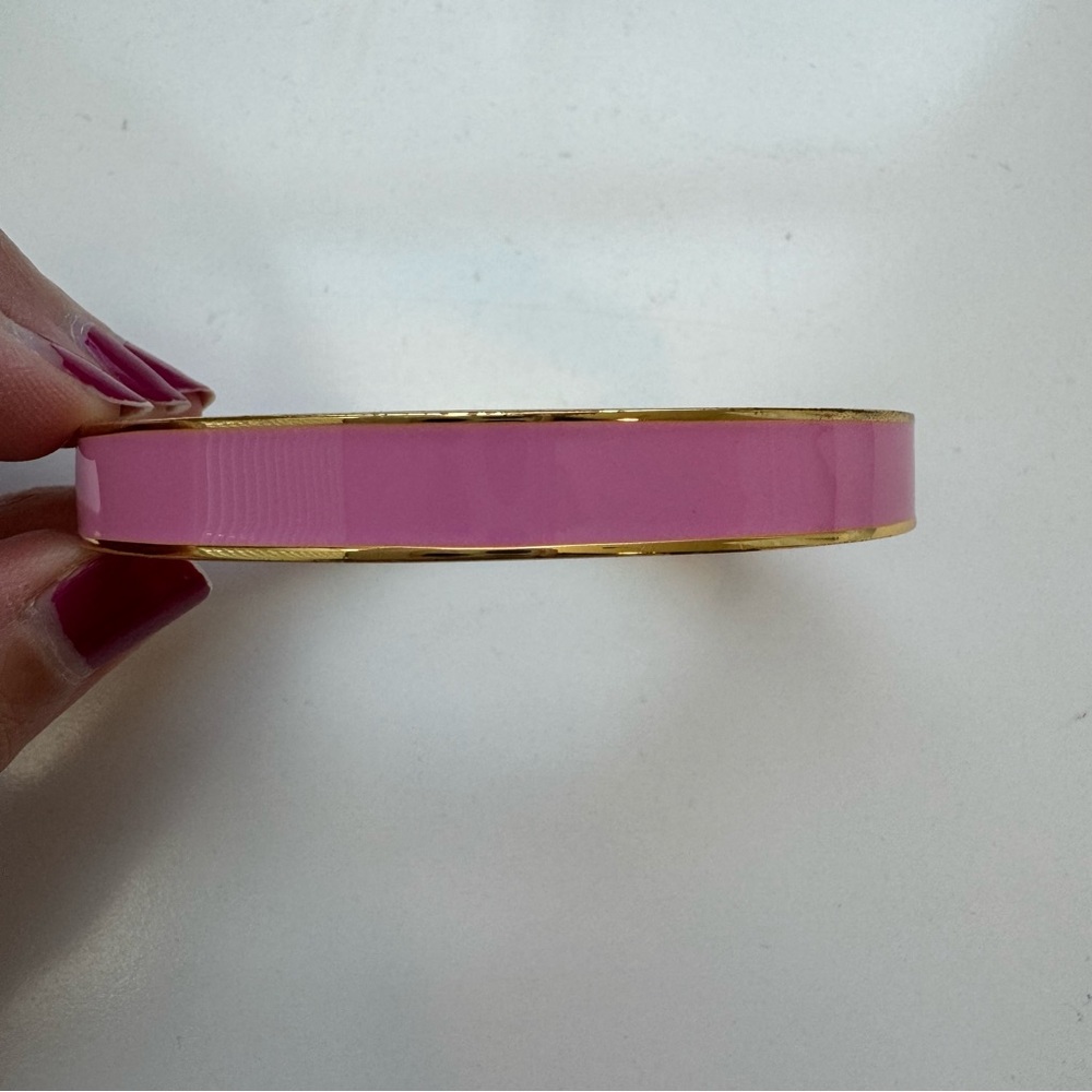 Talbots Magnetic Hinge Pink & Gold Bangle